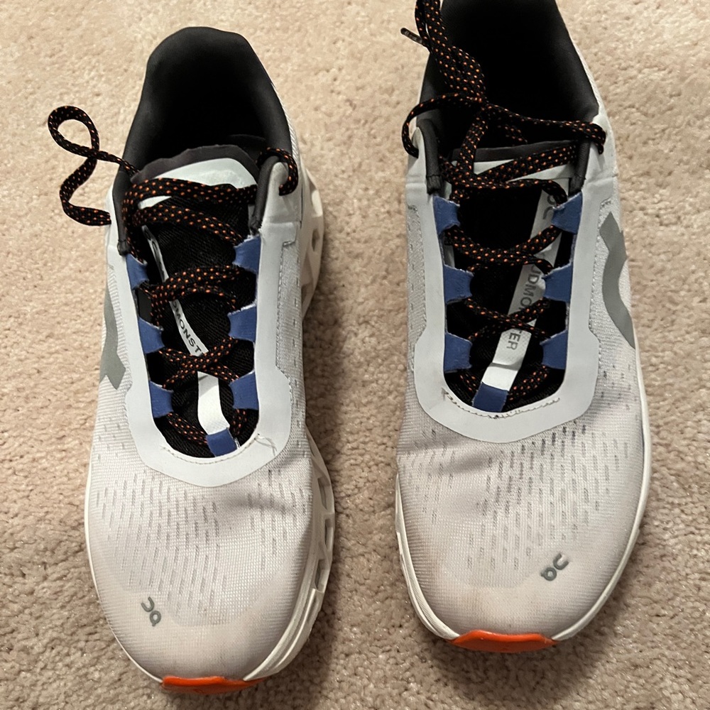 On cloudmonster running shoes. Worn a few times, just not the right fit for me.